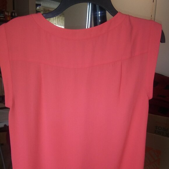 J. Crew Orange sleeveless blouse. - Picture 4 of 4